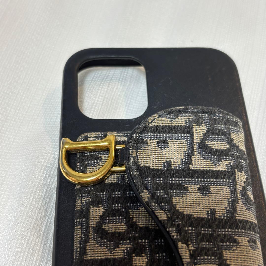 DIOR　iPhone12 12Pro対応　トロッター サドル　スマホケース