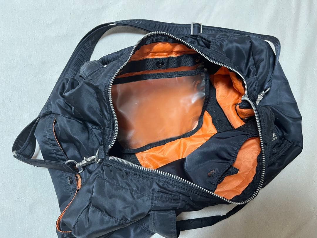 PORTER ポーター タンカー ボストンバッグ ドラム型 2WAY ブラック