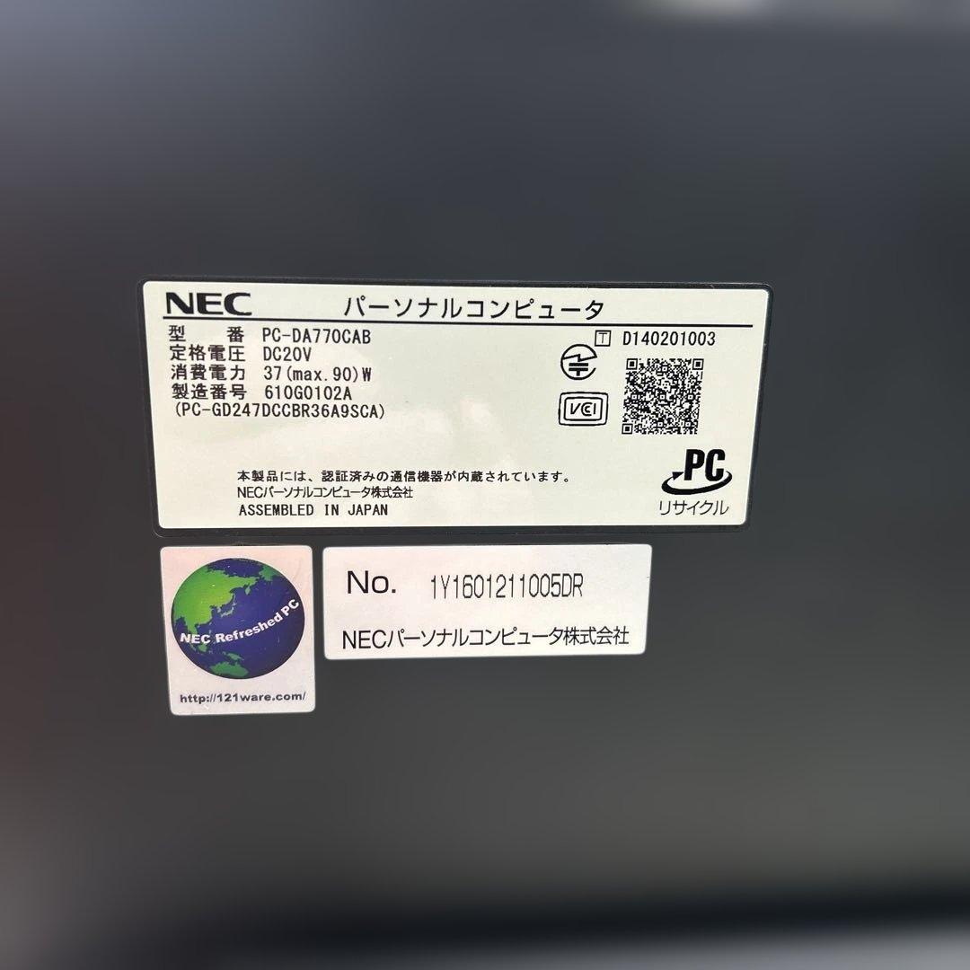 7108 デスクトップPC NEC PC-DA770CAB