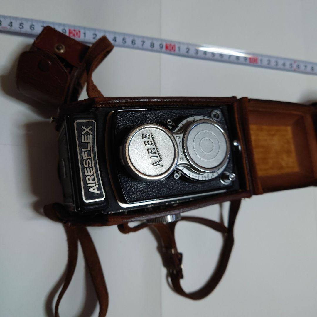 AIRES FLEX フィルム　アイレスフレックス　二眼レフ　本革ケース　カメラ