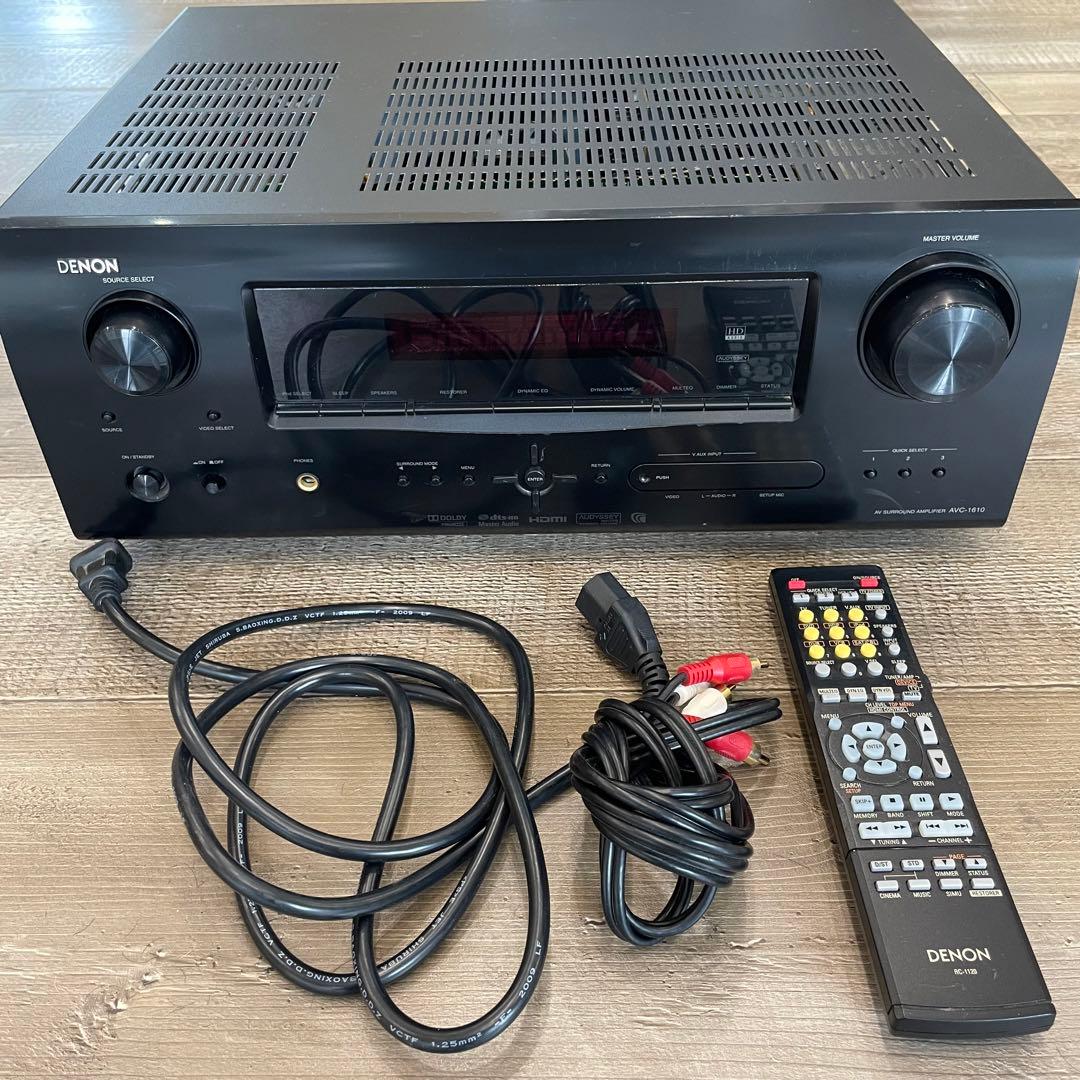 DENON AVアンプ AVC1610 美品　リモコン付き