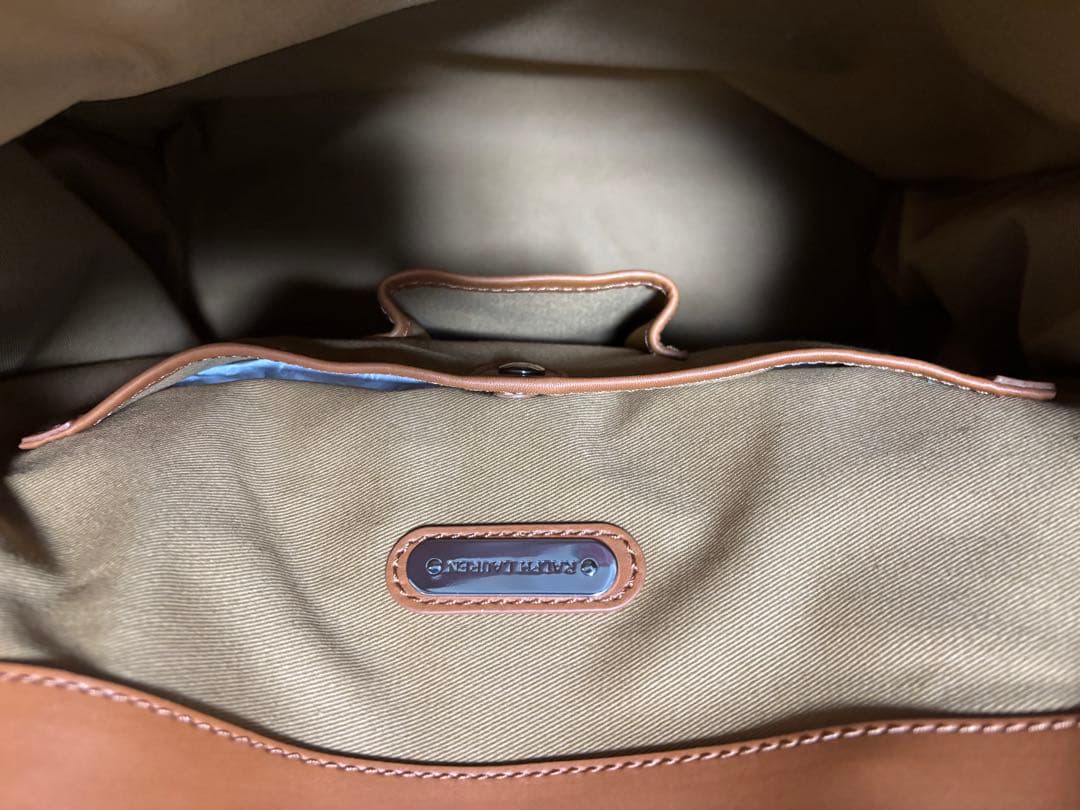 Ralph Lauren ビジネスバッグ 黒 キャンバス