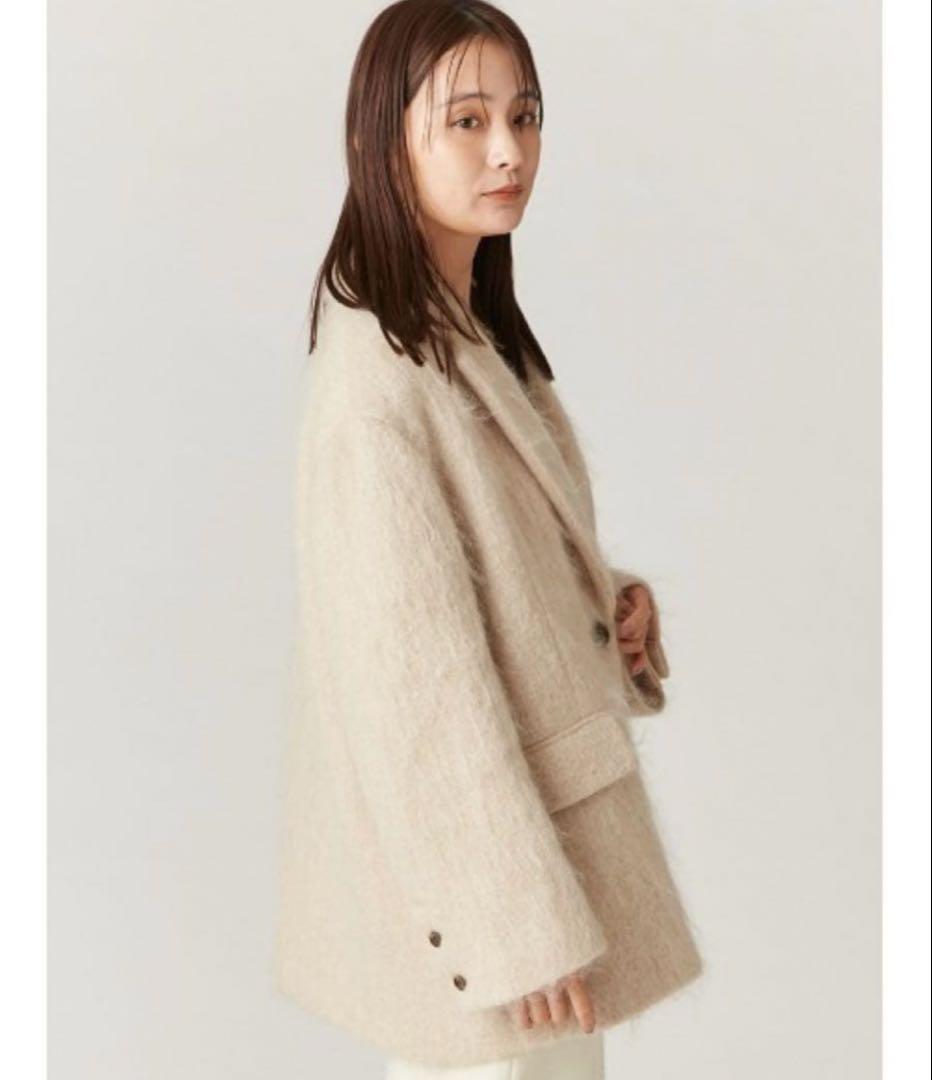 FRAY I.D テーラードオーバージャケットコート S シャギーコート