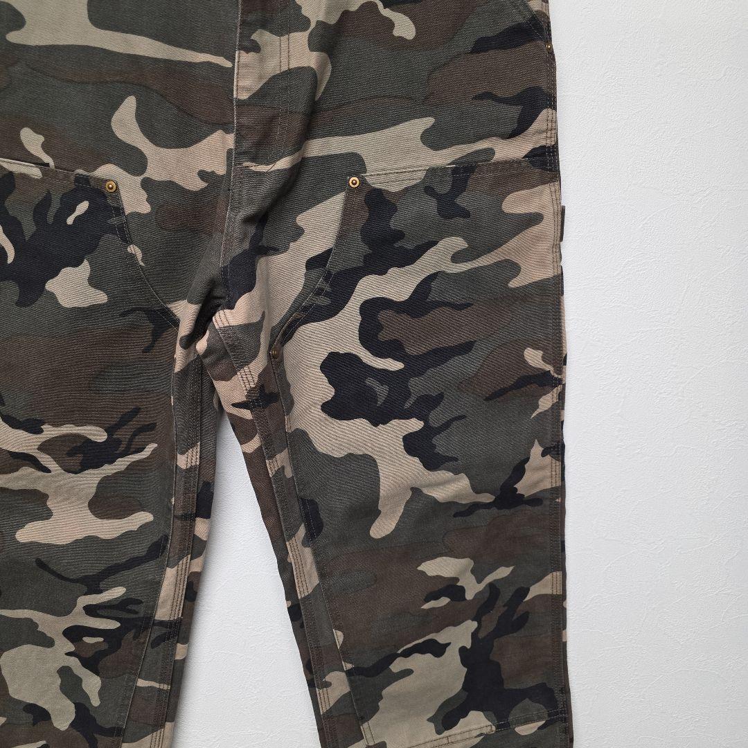 90s～00s カーハート　ダブルニー　超希少！ ウッドランドカモ　迷彩