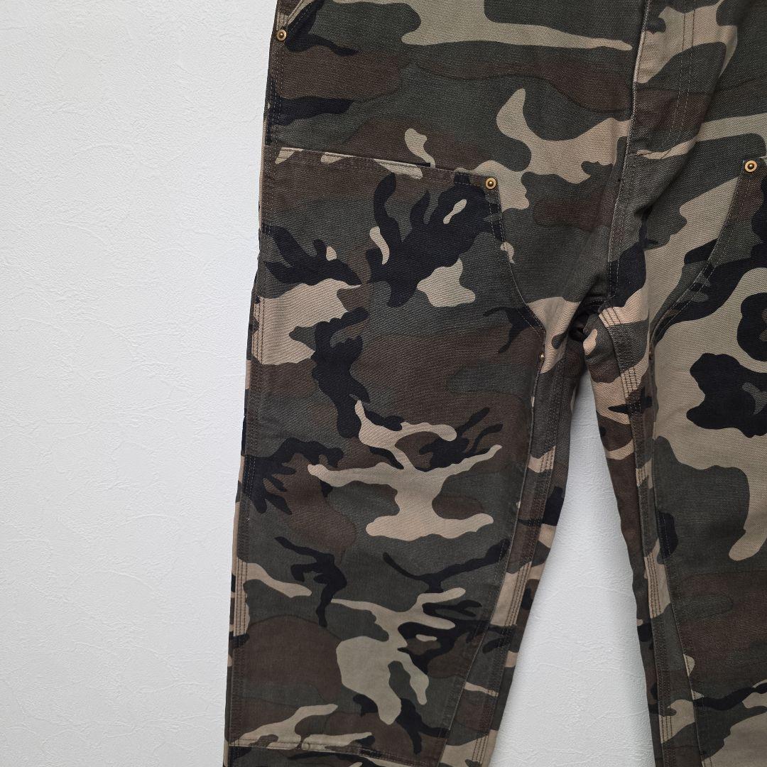 90s～00s カーハート　ダブルニー　超希少！ ウッドランドカモ　迷彩