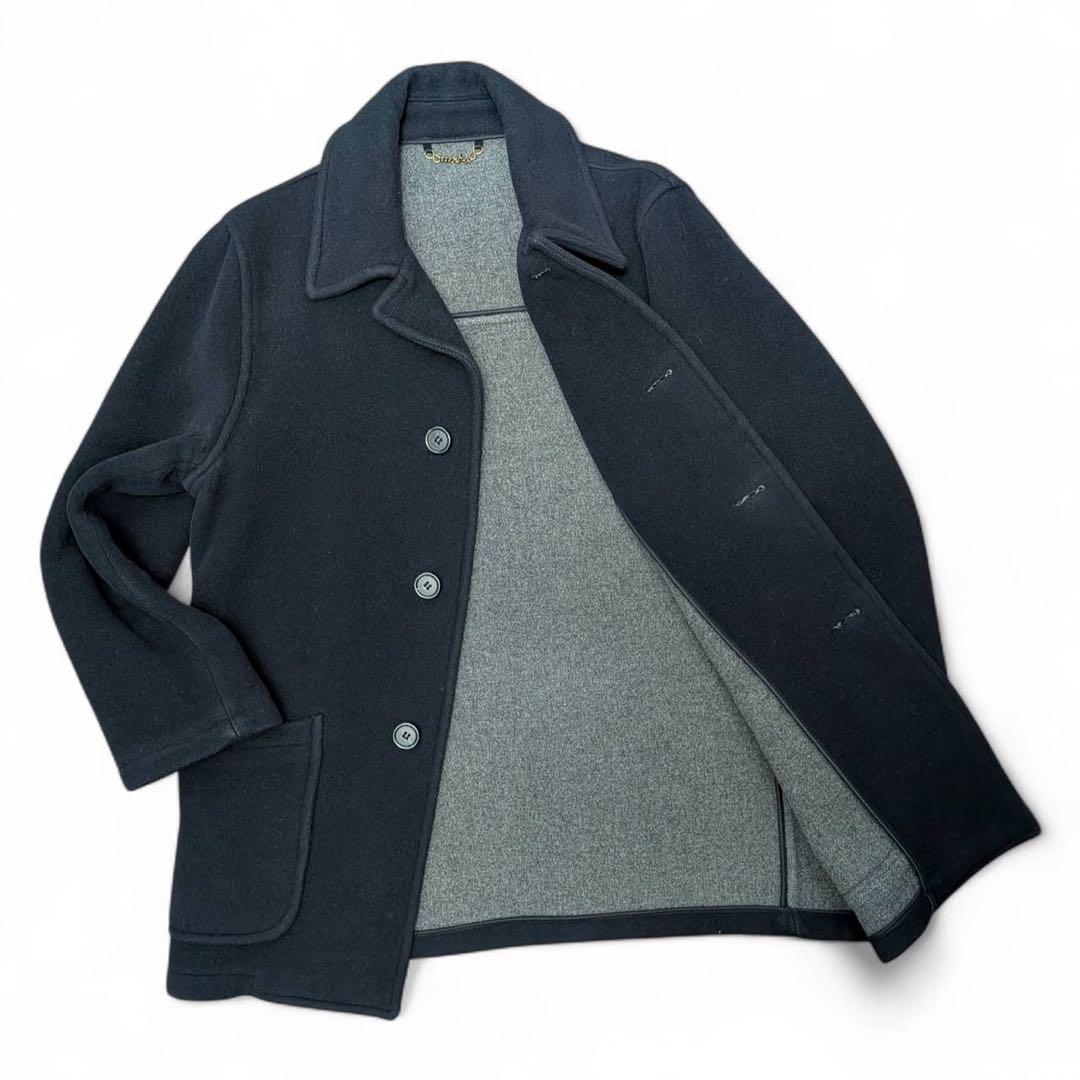 美品 ブルックスブラザーズ チェスターコート ウール100% Sサイズ ブラック