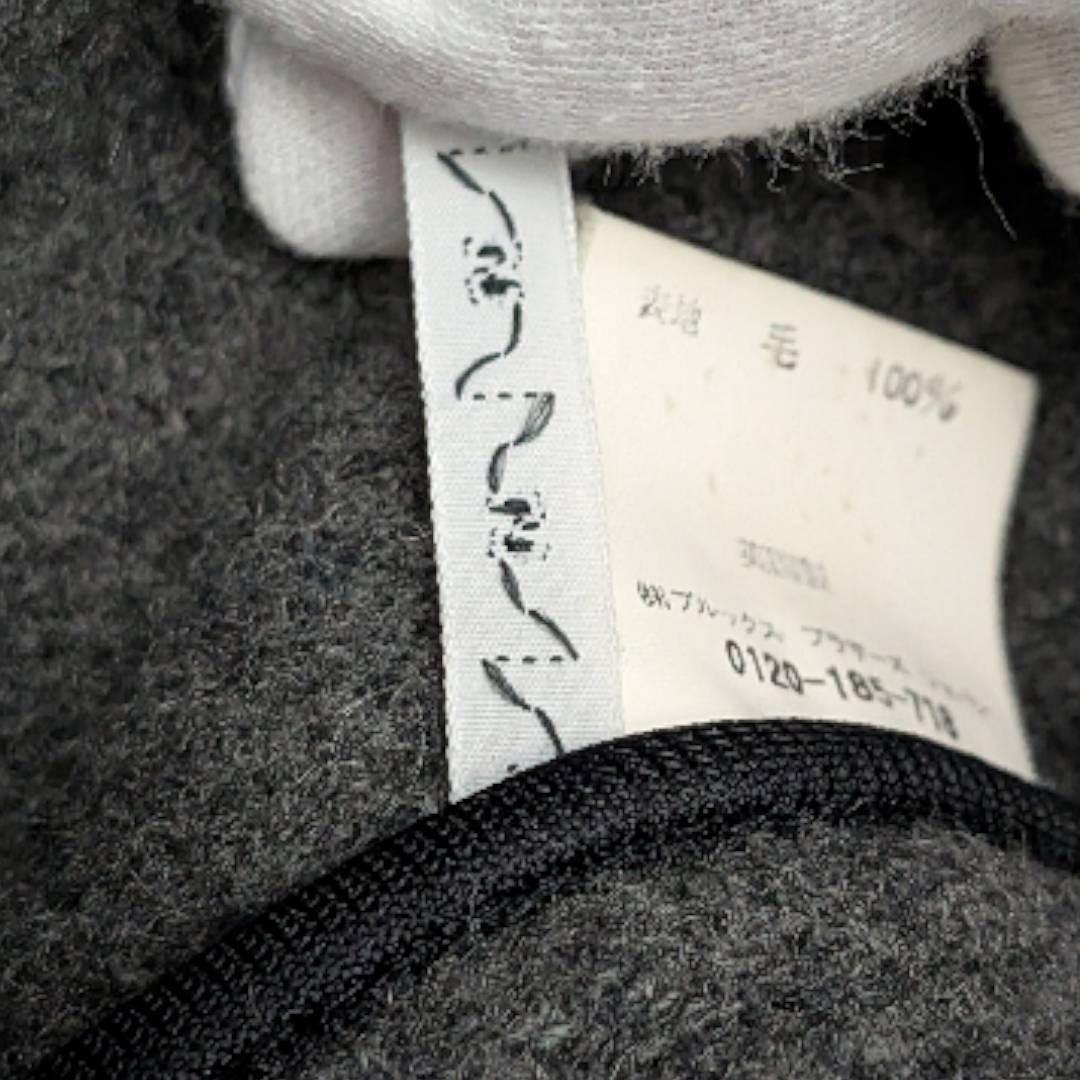 美品 ブルックスブラザーズ チェスターコート ウール100% Sサイズ ブラック