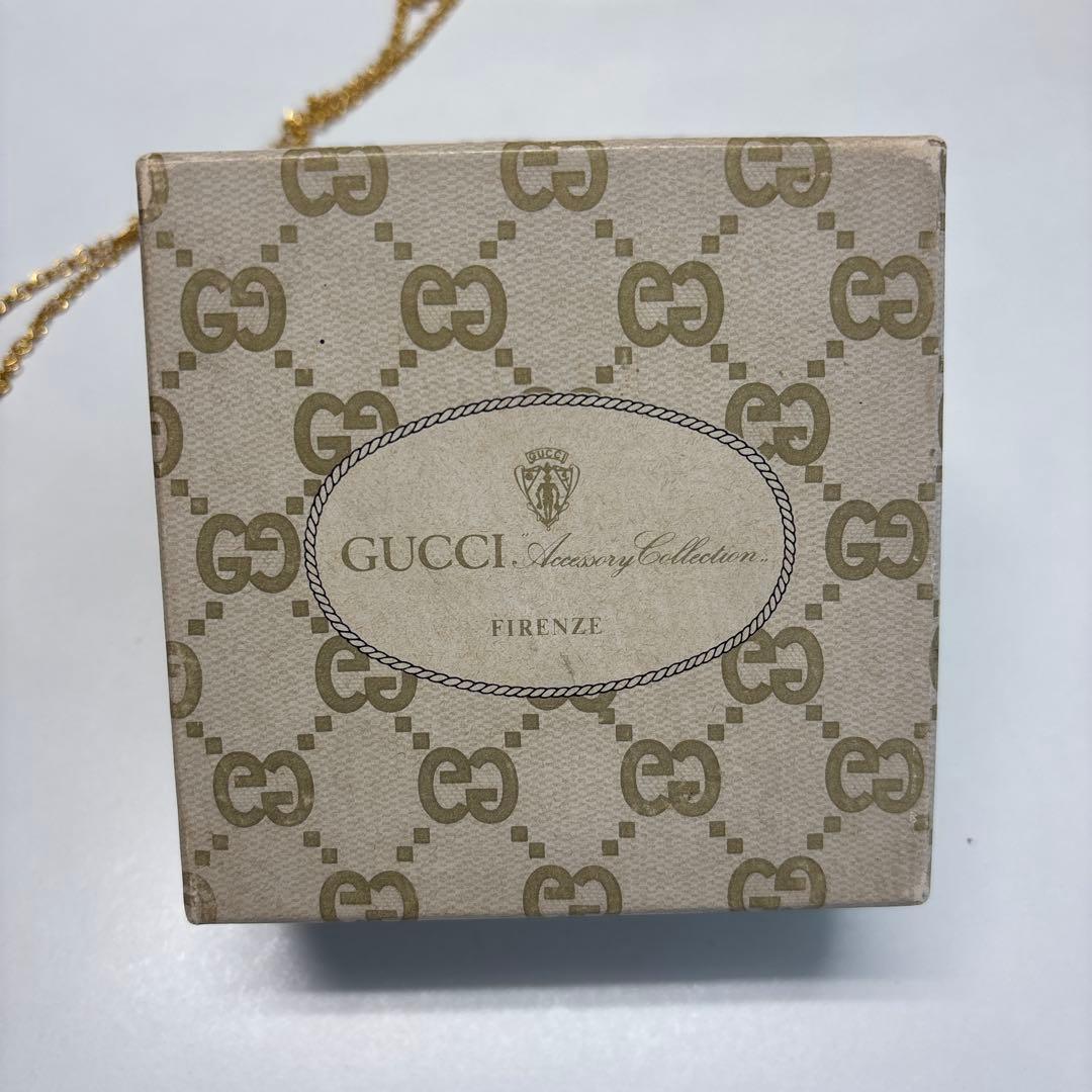 GUCCI ヴィンテージ ゴールド クレセントパーティーバッグ