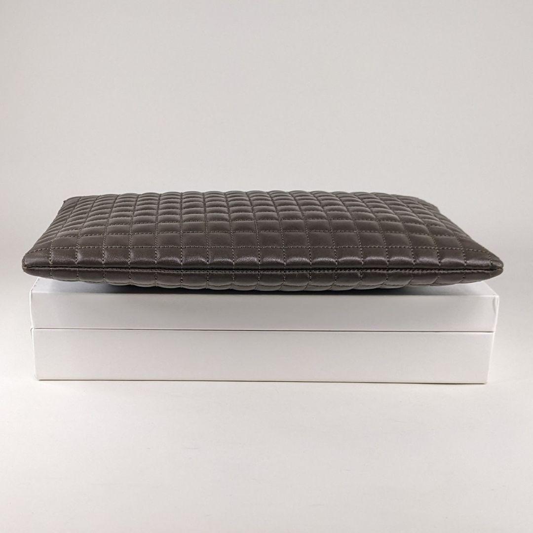 CELINE　セリーヌ　クラッチバッグ　セカンドバッグ　Cチャーム　キルティング