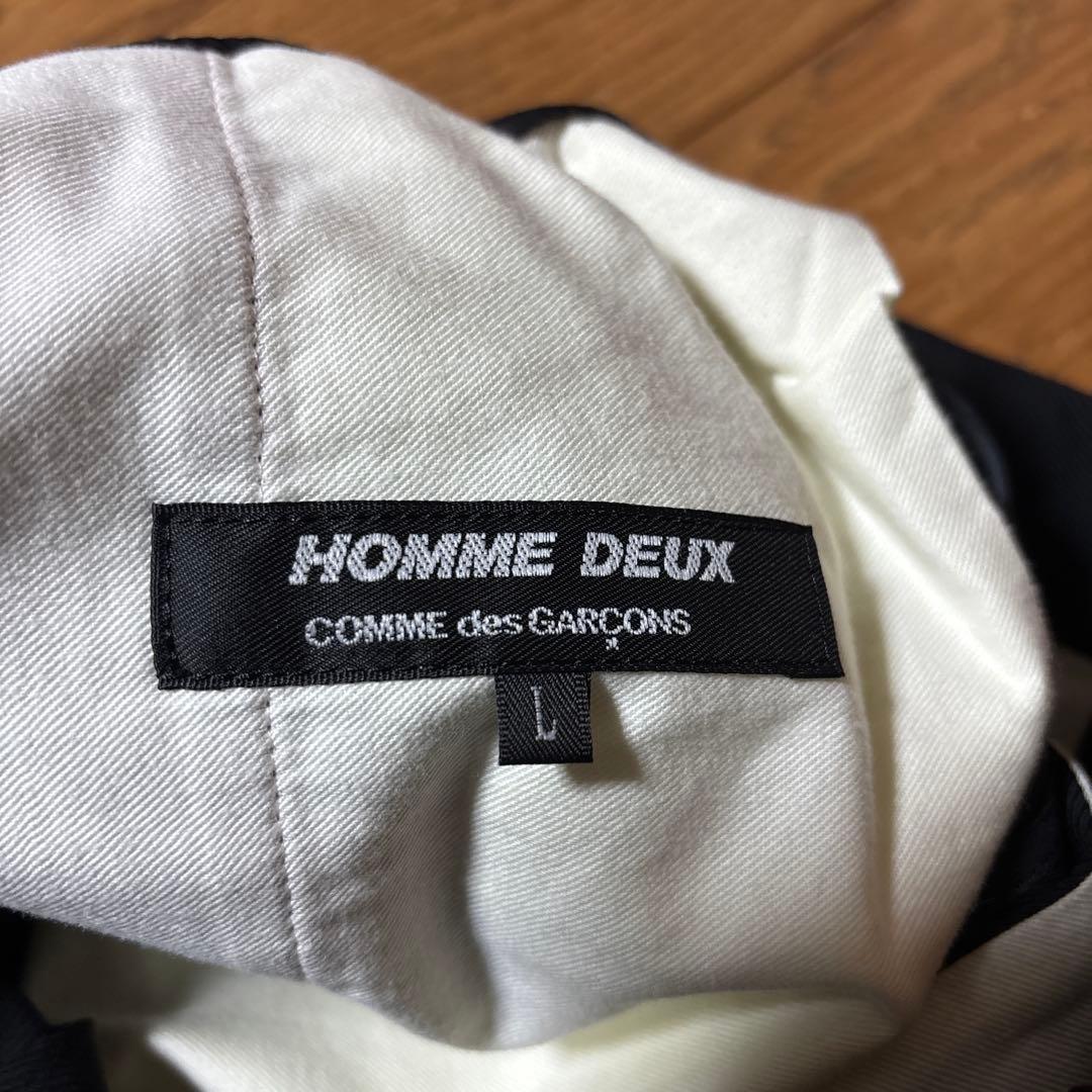 HOMME DEUX ブラック スラックス L