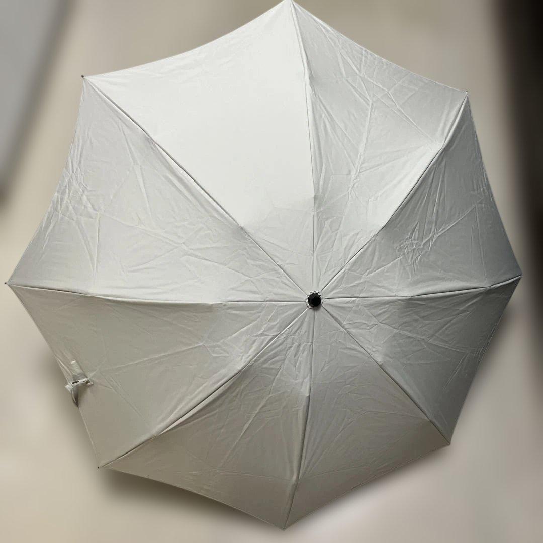 N⭐︎Tは芦屋ロサブラン　三段折り畳み日傘　パールグレー