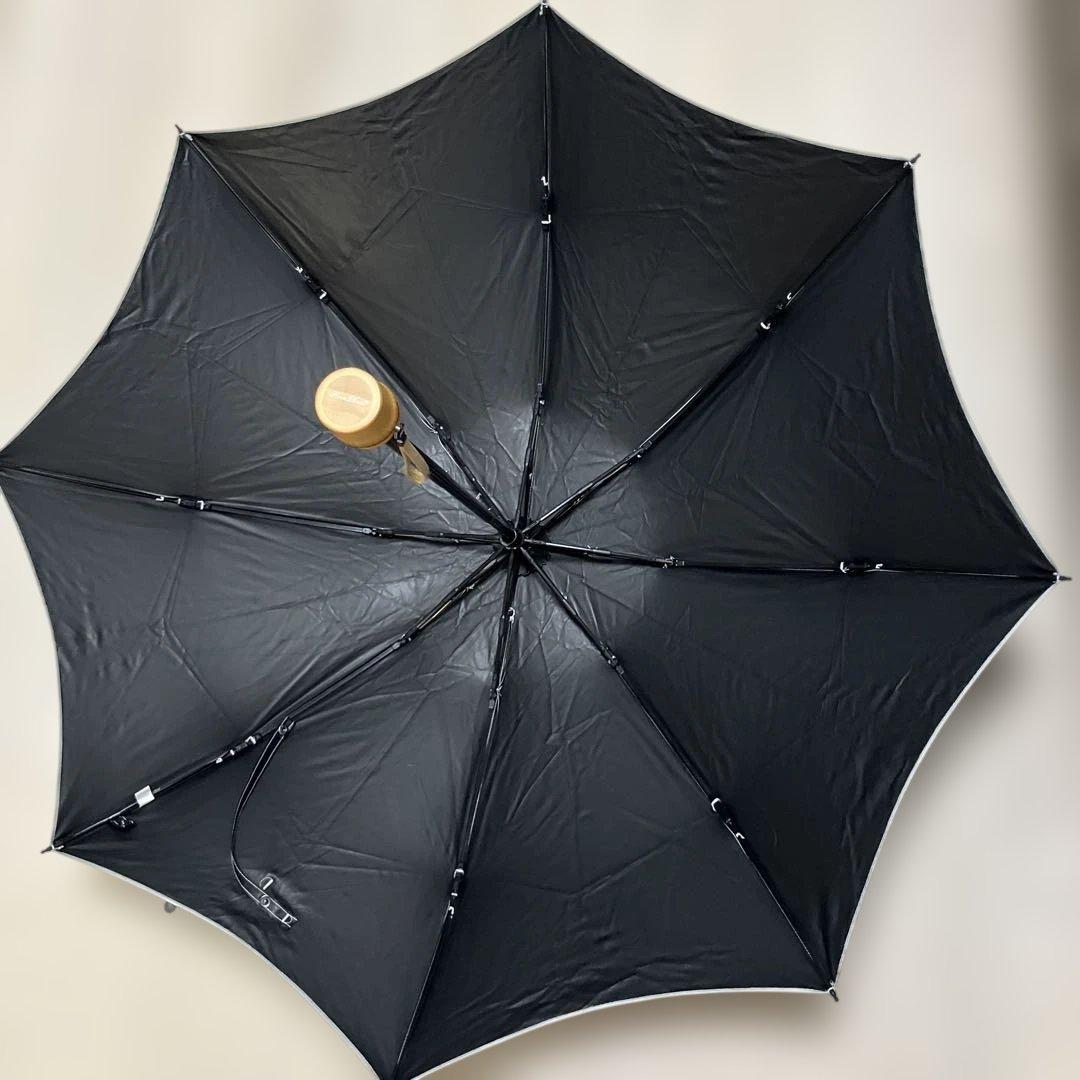 N⭐︎Tは芦屋ロサブラン　三段折り畳み日傘　パールグレー