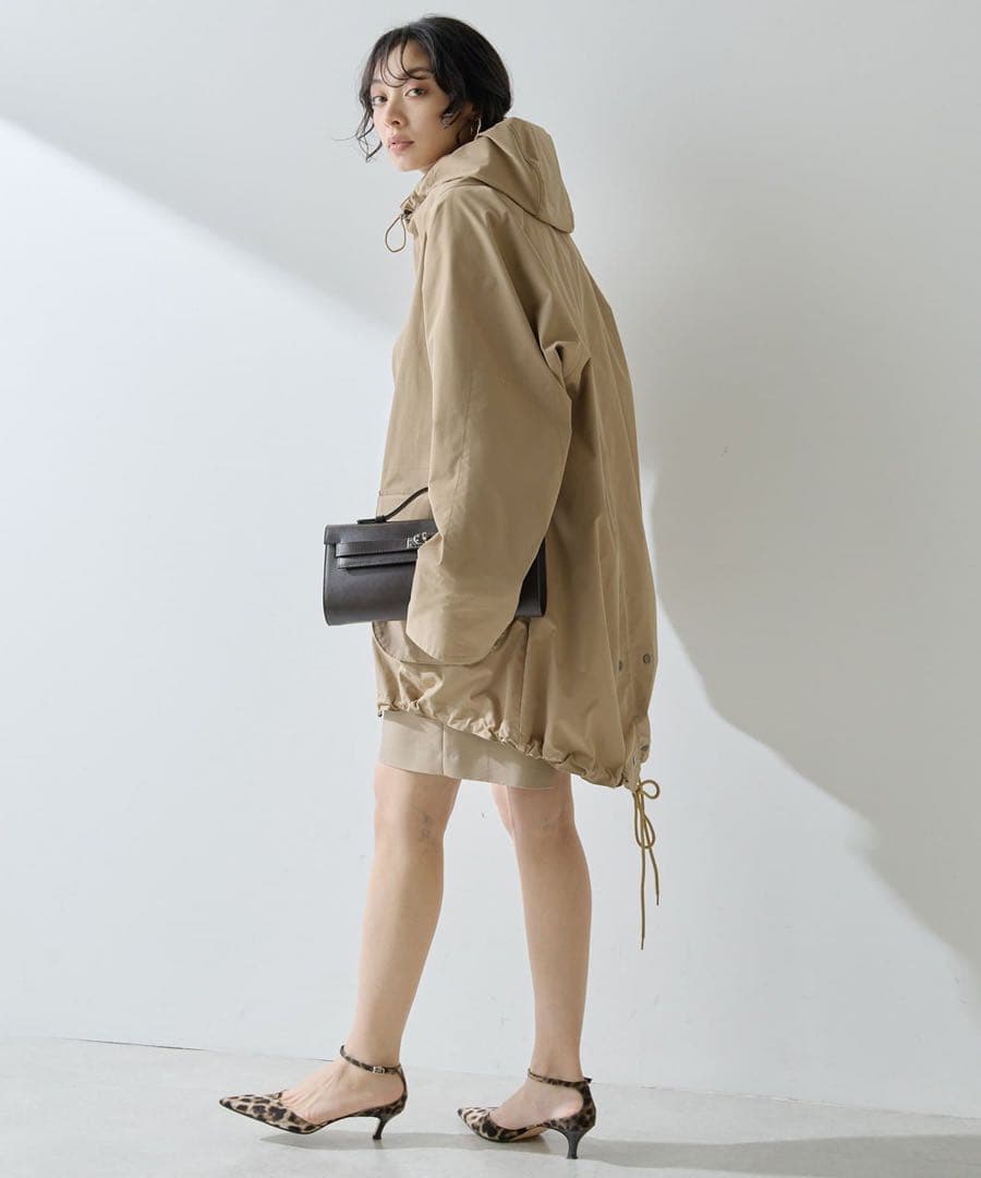 【美品】Whim Gazette⭐︎フーディーブルゾン　ベージュ