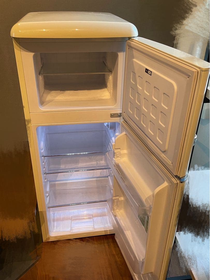 冷凍・冷蔵庫 オフホワイト 114L