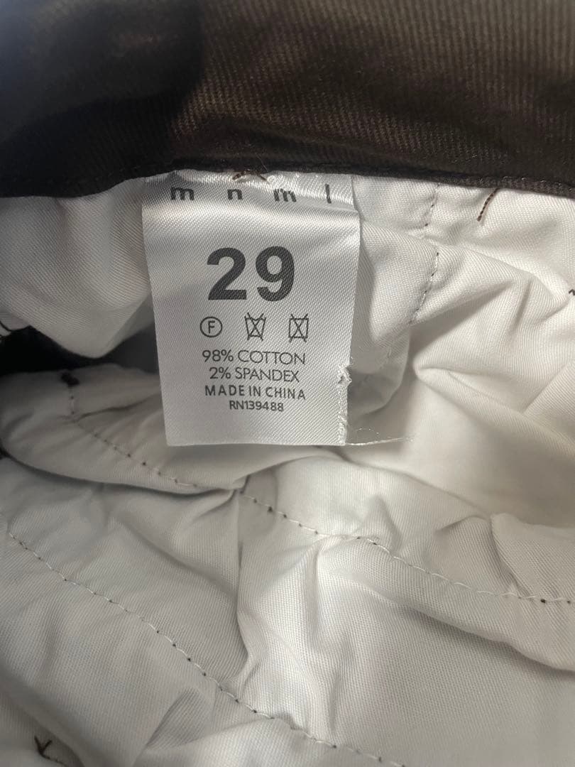 mnml AMIRI アミリ　ミニマル　カーゴパンツ　D152 軍パン