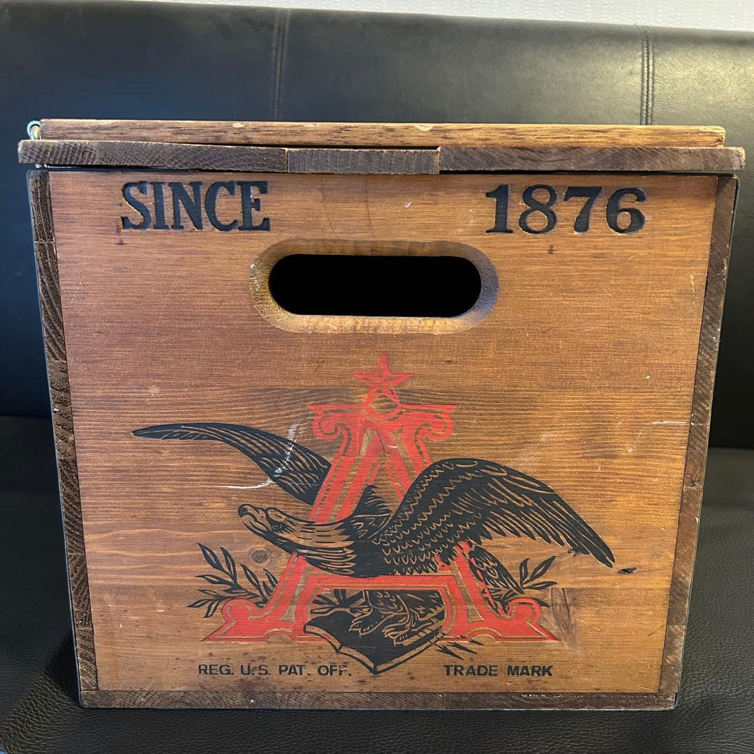 ★Budweiser ヴィンテージ木箱 Anheuser-Busch★