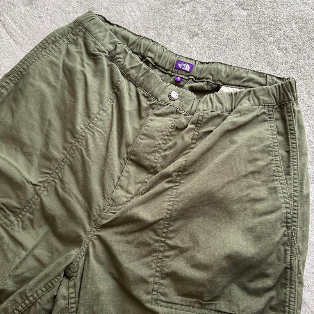 美品 THE NORTH FACE Ripstop ワイドクロップドパンツ 32