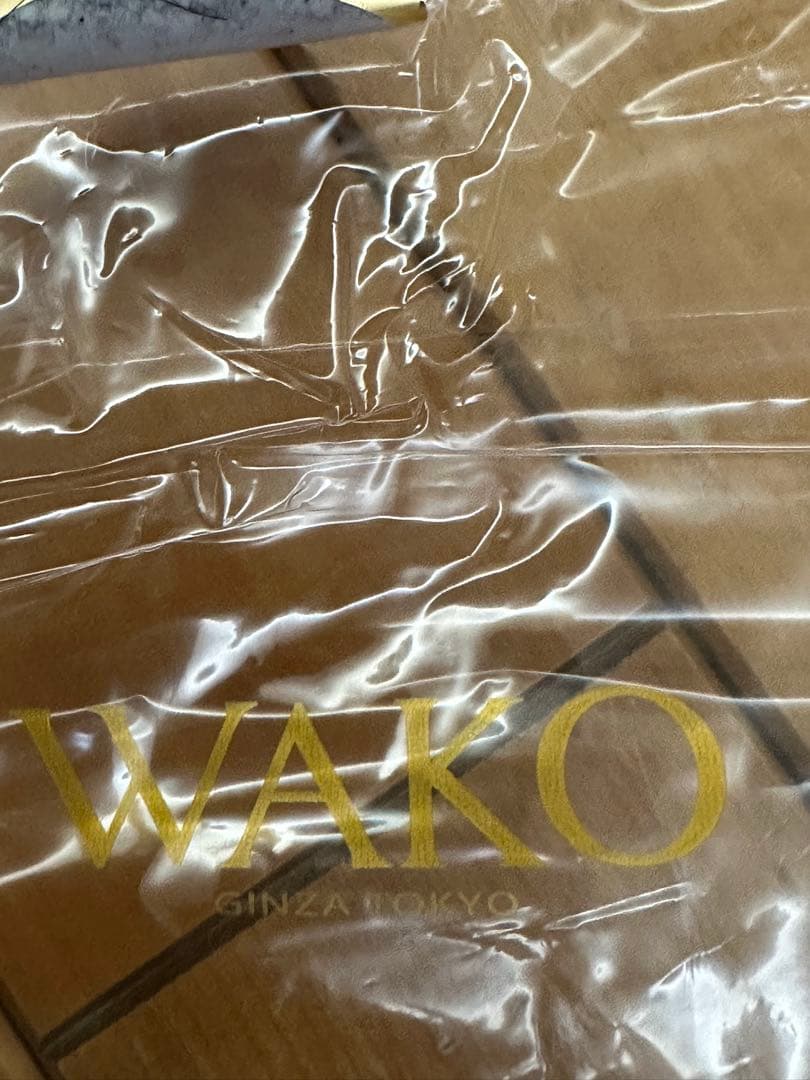 銀座和光　新品未使用　レディース雨傘　日本製 親骨の長さ55センチ手元楓