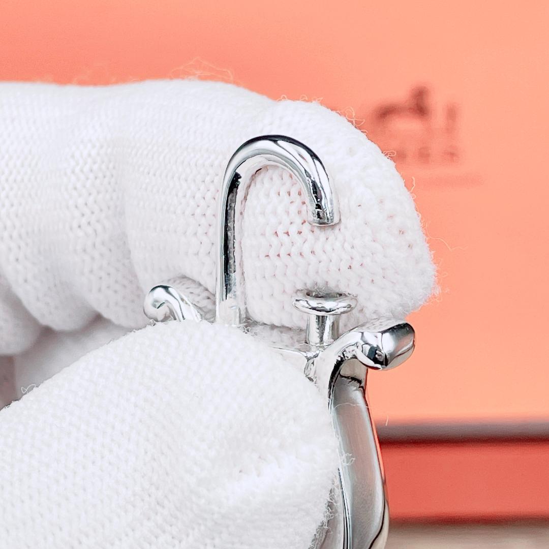 ◇エルメス◇ 新品仕上済 カデナ 1996 年限定 ハープ シルバー 18.5g