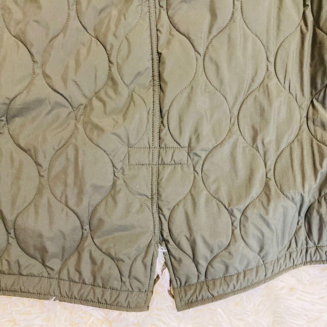 値下げ♡フレッドペリー　モッズコート　キルティング　切替　カーキ　L