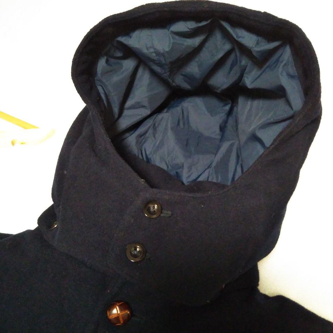 ダントンDANTON　BEAMS　ダウン　ベスト　ウール　別注　紺　42XL