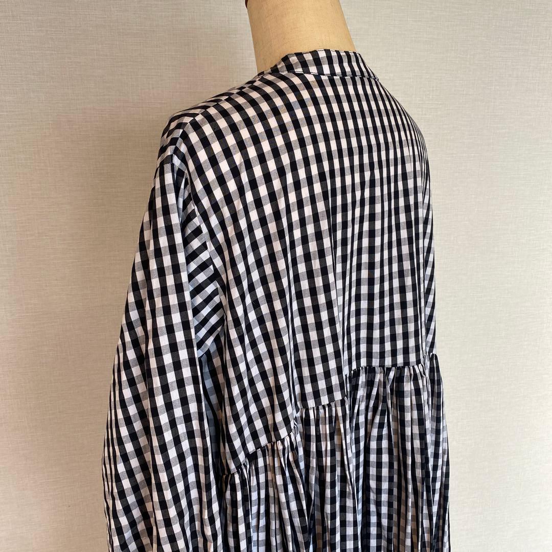 BEARDSLEY（ビアズリー）ギャザーワンピース ギンガムチェック