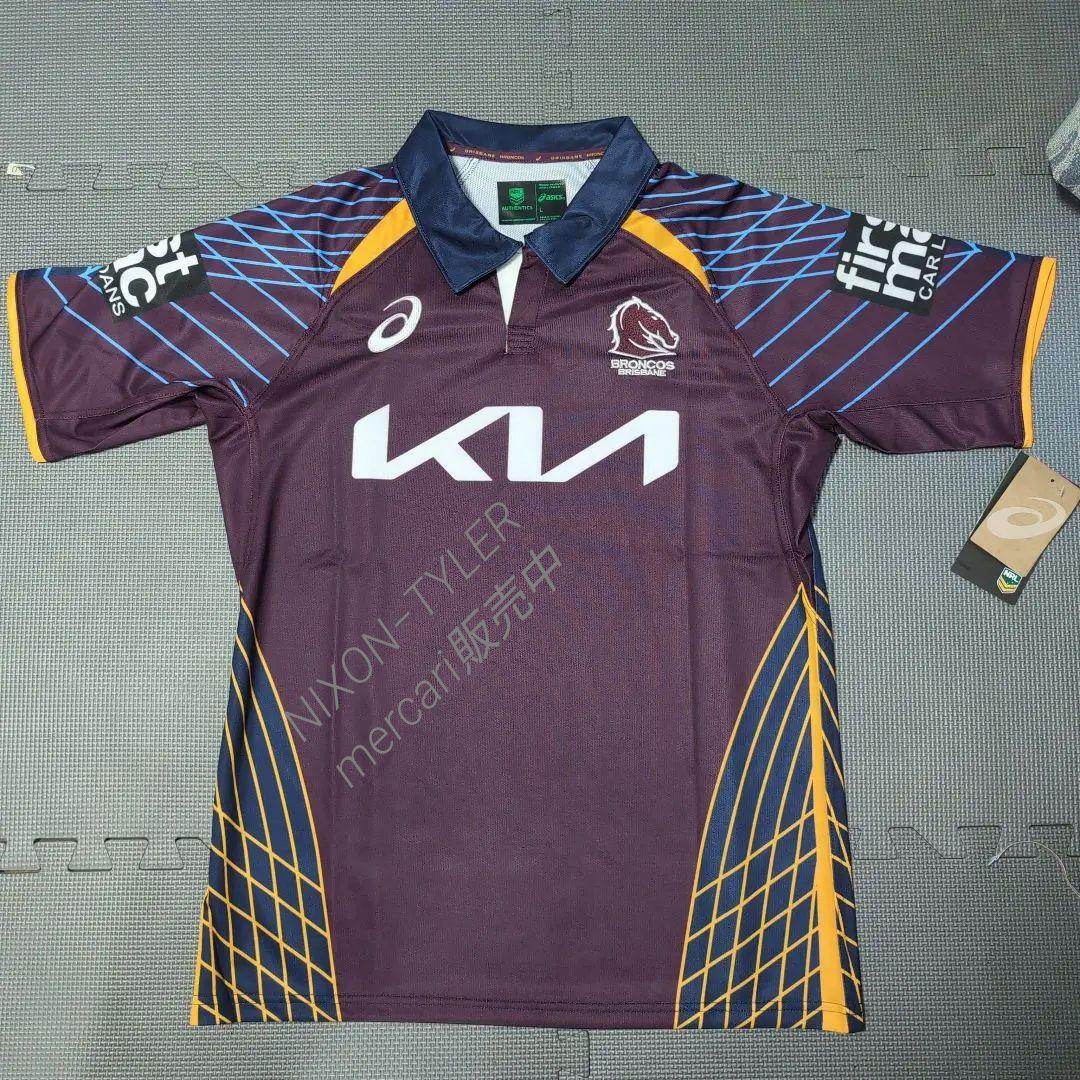【海外Ｌサイズ】NRL ブリスベン・ブロンコス 2025キャプテンズランジャージ