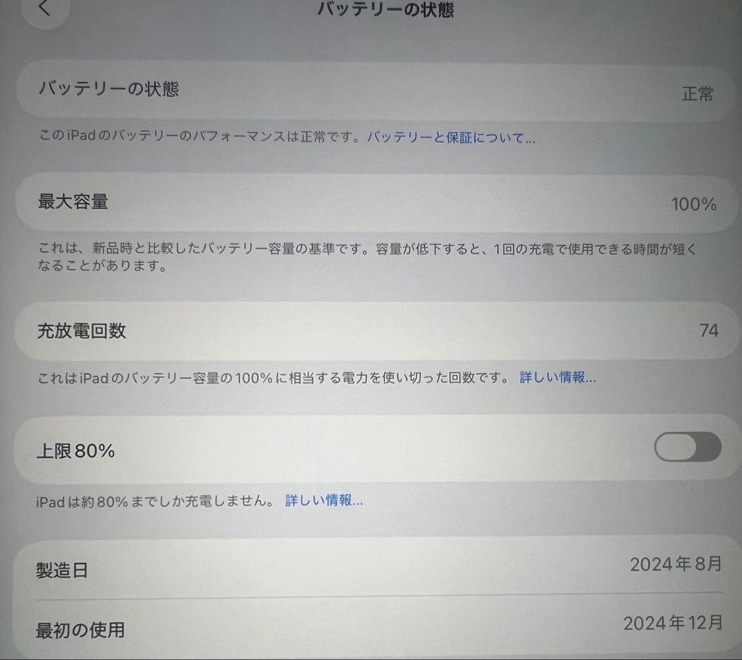 iPad Air (M2)13インチ Wi-Fi+Cellular 128GB