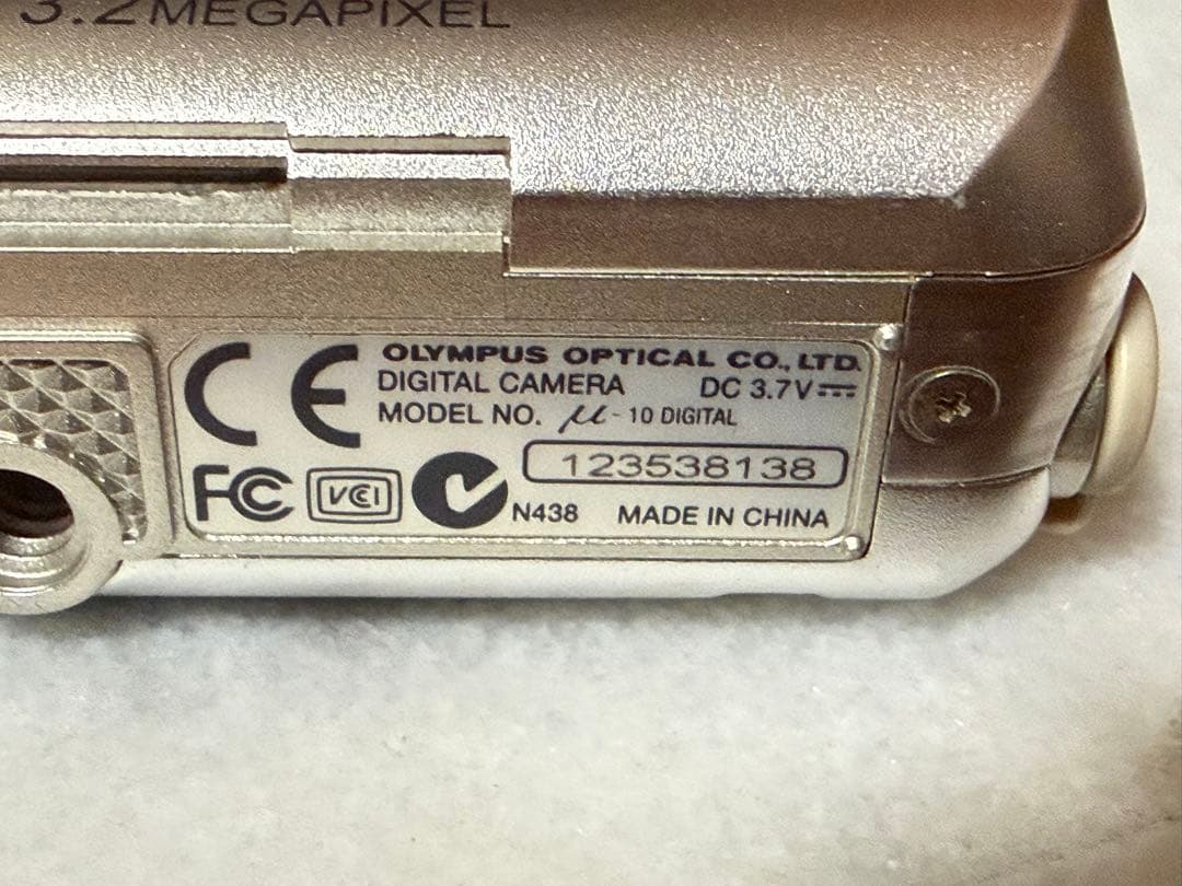 OLYMPUS デジカメカメラ μ-10 DIGITAL ミュー10