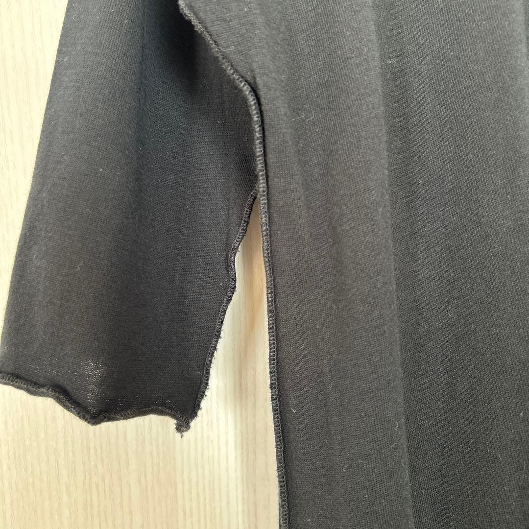 未使用　タマキニイメ　ふわりカットソーワンピース　コットン　ブラック