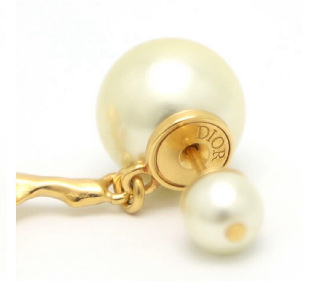 ディオール　ピアス　ローズ　ゴールド　トライバル