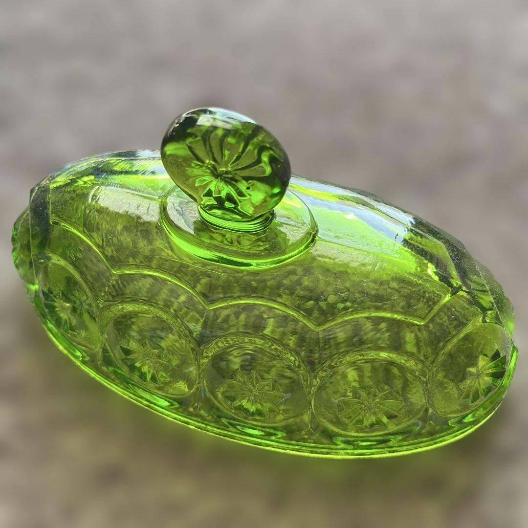 『ヴィンテージ』LE Smith社Moon and Stars バターケース