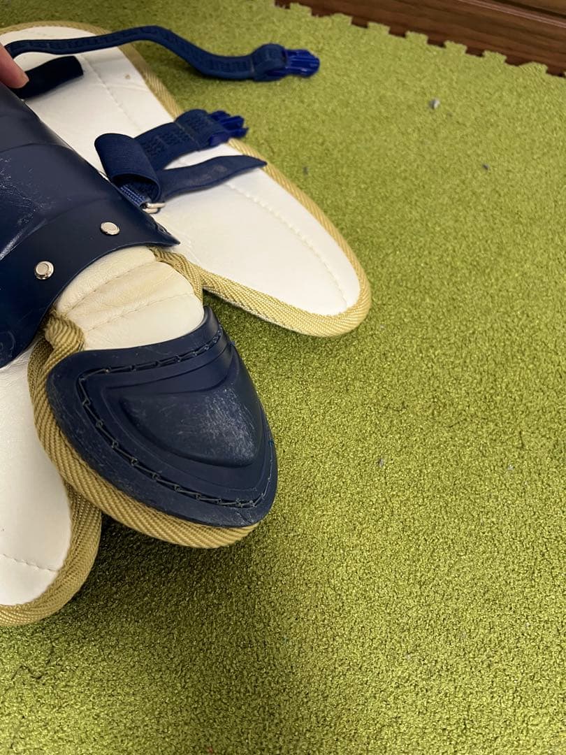 キャッチャー用防具セット ネイビー/ホワイト