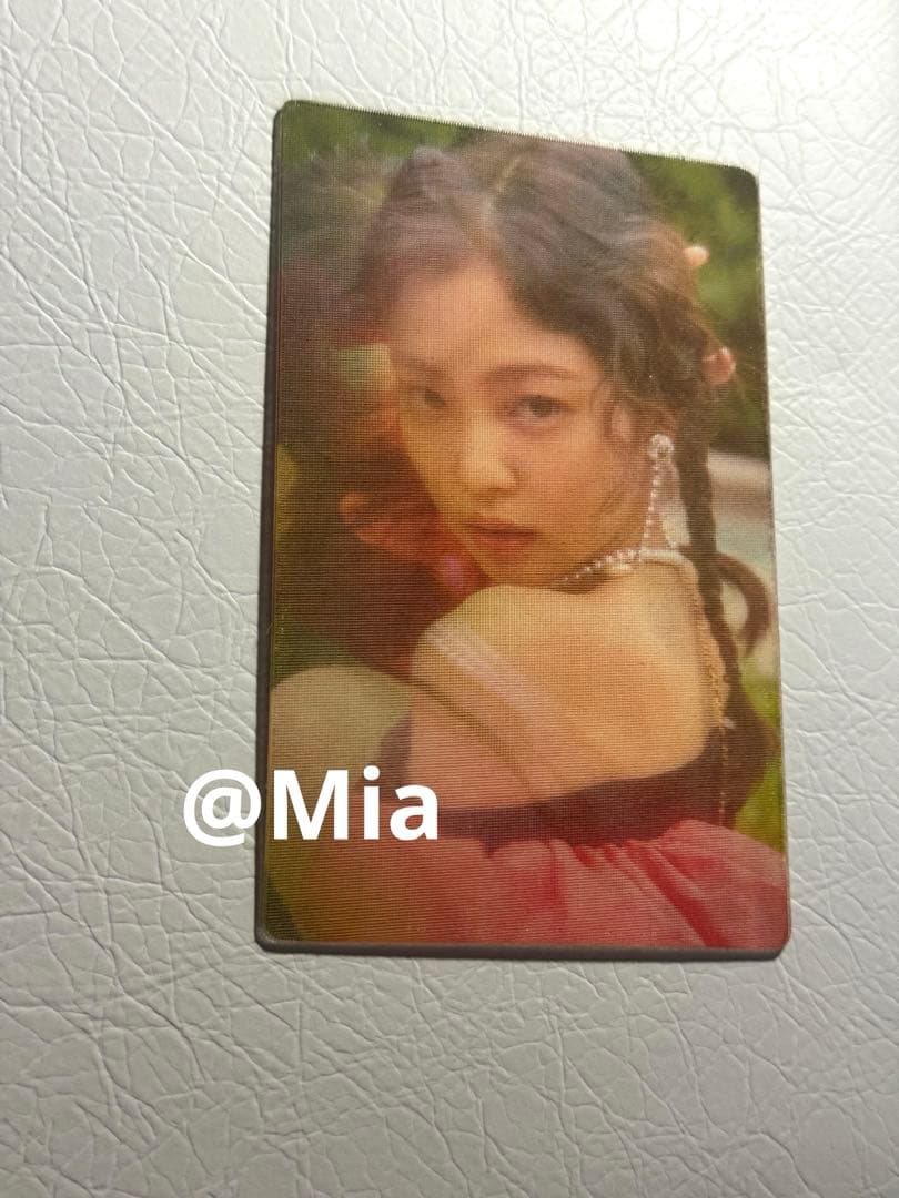 BLACKPINK ジェニ jennie SOLO トレカ レンチキュラー