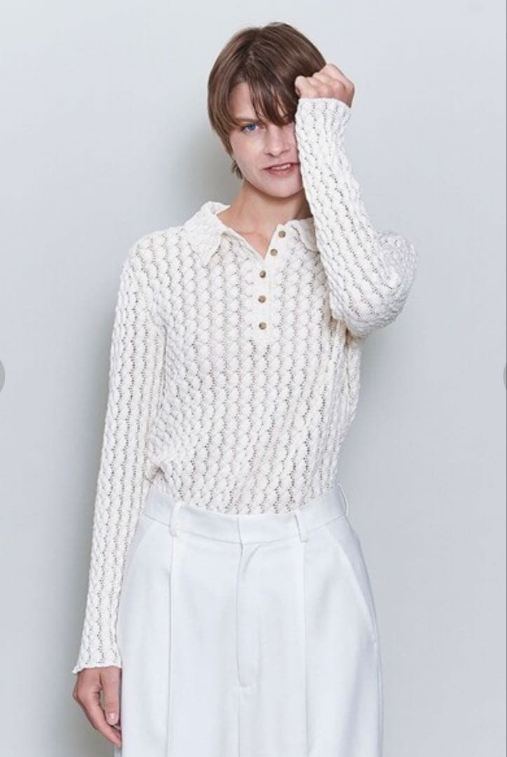 6(ROKU) スカシ カラー トップス