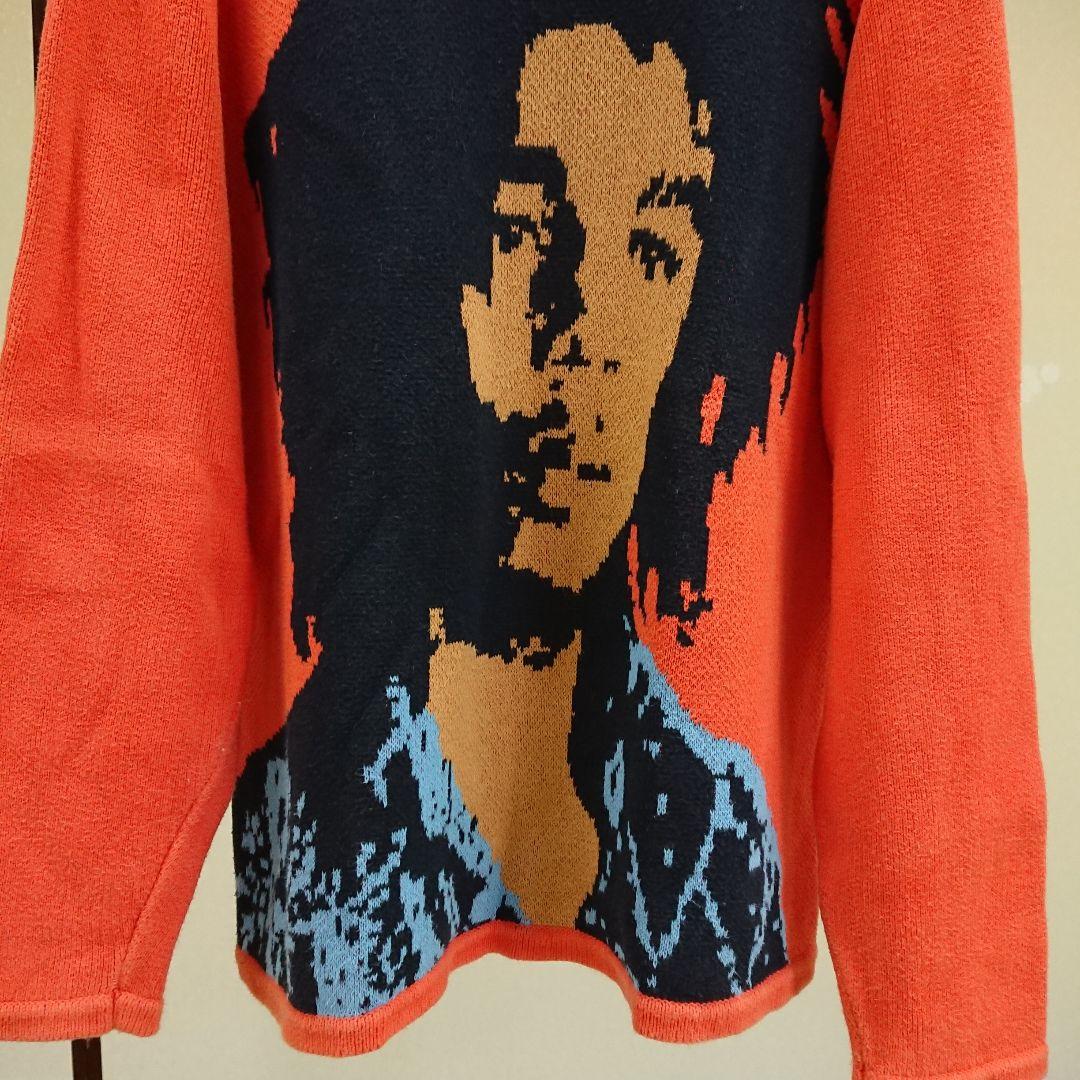 STUSSY × BOB MARLEY 長袖ニット