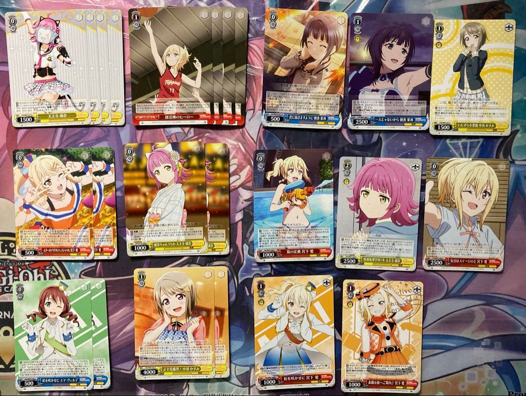 ヴァイスシュヴァルツ　虹ヶ咲学園スクールアイドル同好会デッキ＋パーツ