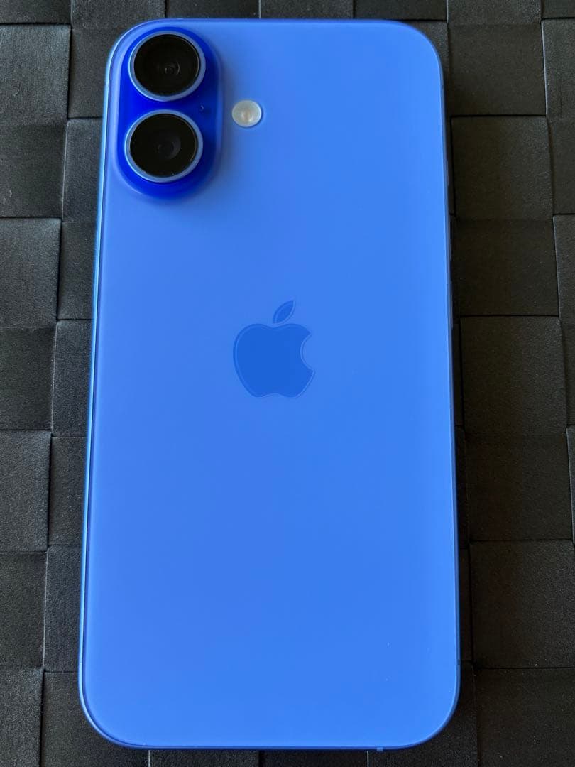 【超美品】iPhone16 128GB 【ウルトラマリン】新品ガラスフィルム付