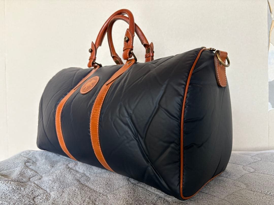 HUNTING WORLD ボストンバッグ ネイビー 2way バチュークロス