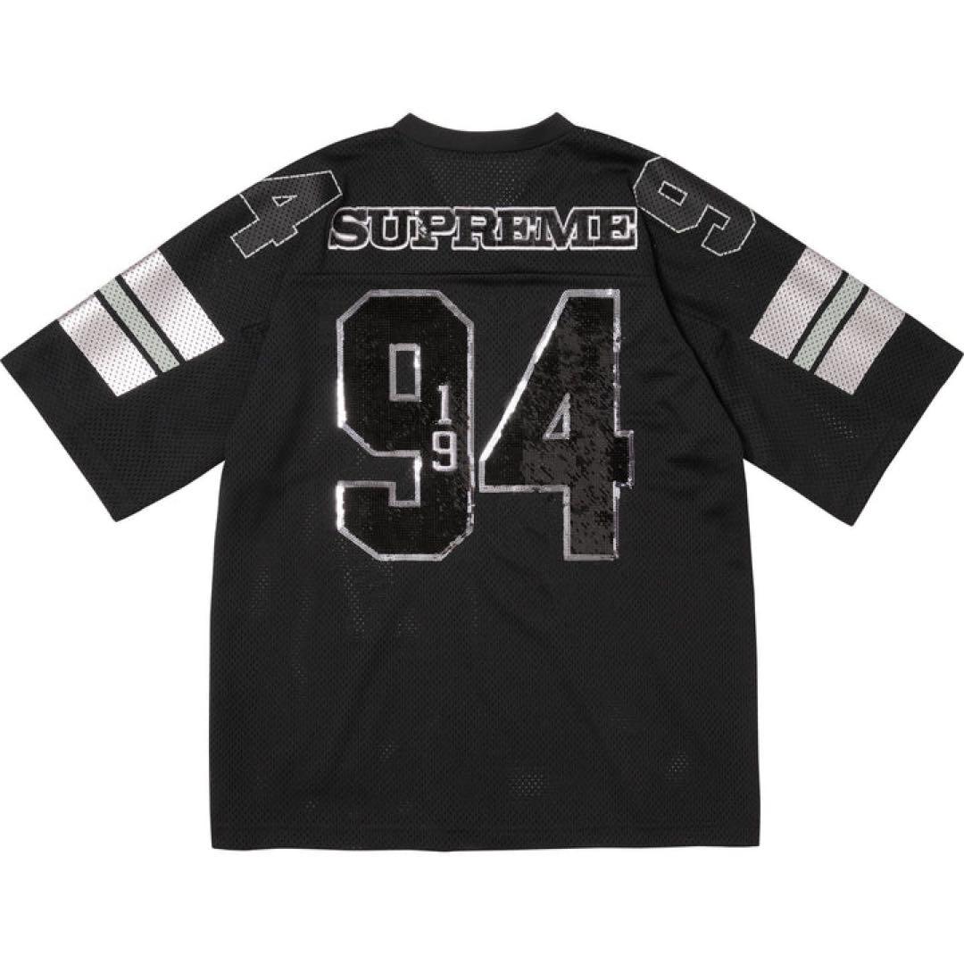 【新品S】Supreme Sequin Football Jersey