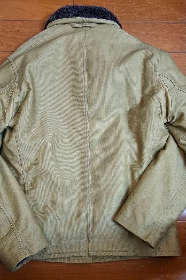 【BLUE BLUE】裏ボア デッキジャケット M 日本製 ミリタリー アメカジ