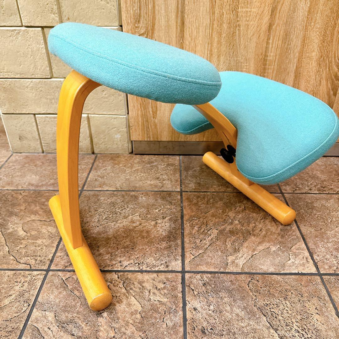 【美品】Rybo バランスチェアイージー 姿勢矯正椅子 おまけカバー付き