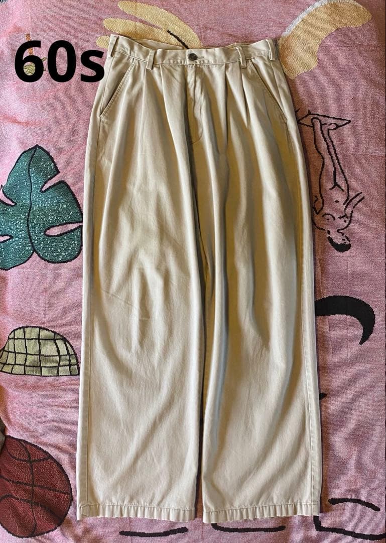 60s unkown チノパンバギー　OPTI ZIP