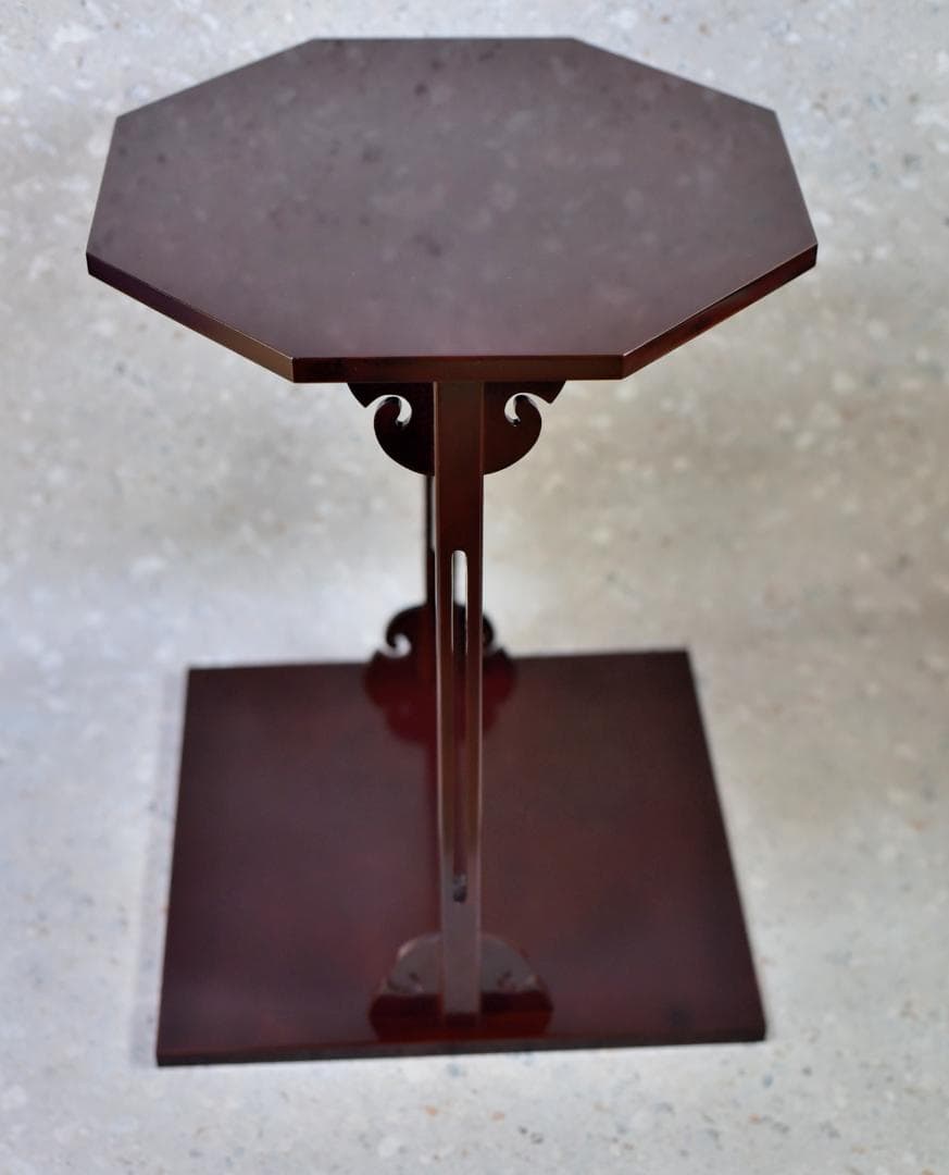 値下げ、塗師表寛作　寿棚組立式【極上品】飾り棚　お茶道具／共箱