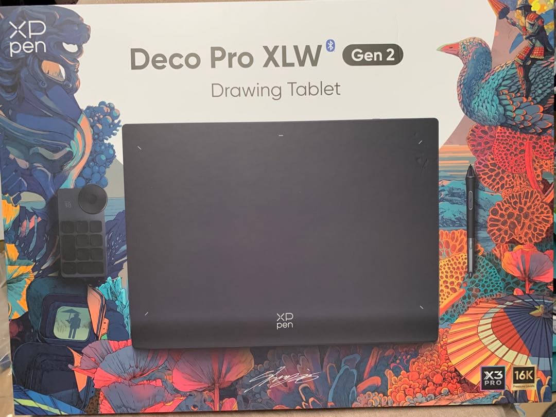 XPPen Deco Pro XLW Gen2 ペンタブ バッグ・ニブ・手袋付き