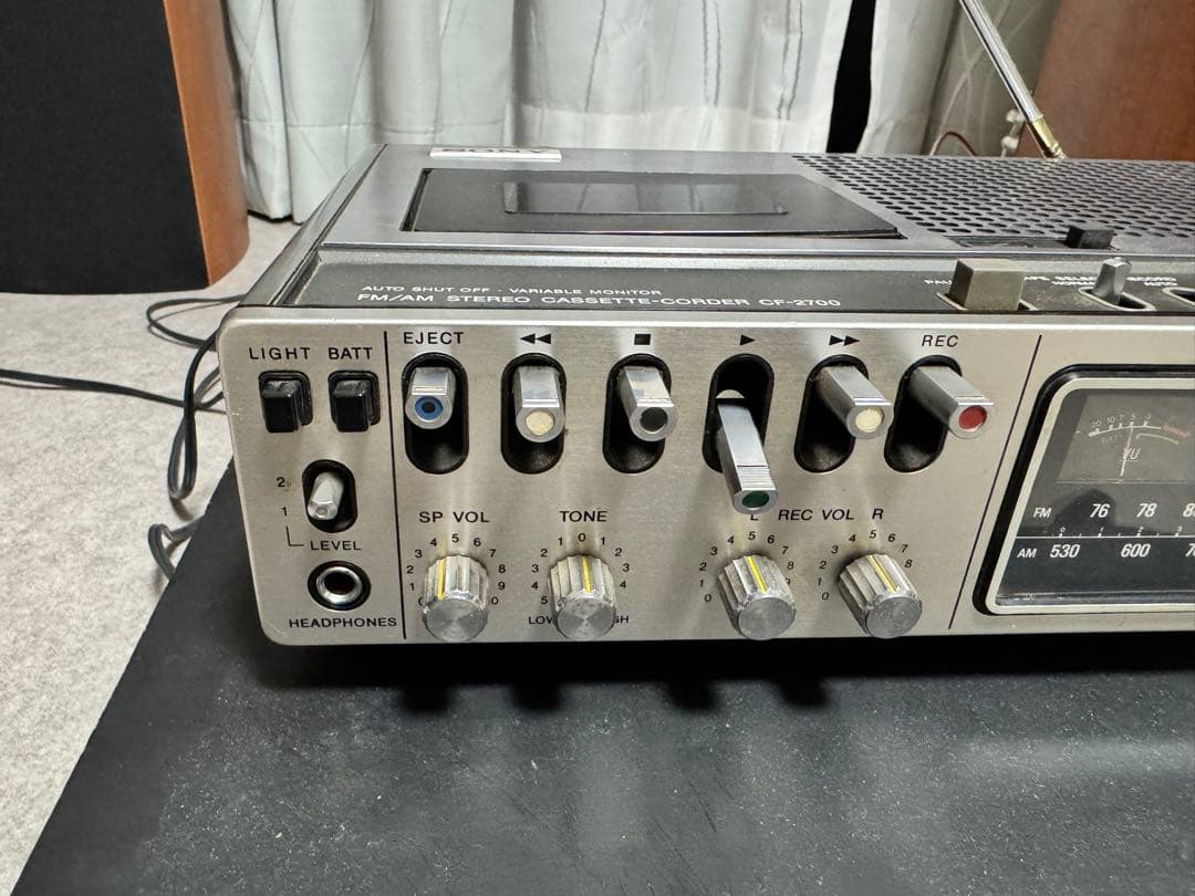 SONY CF-2700 AM/FMラジオ・テープレコーダー動作確認済み