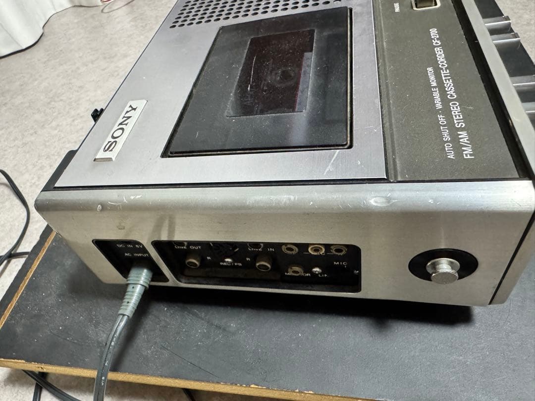 SONY CF-2700 AM/FMラジオ・テープレコーダー動作確認済み