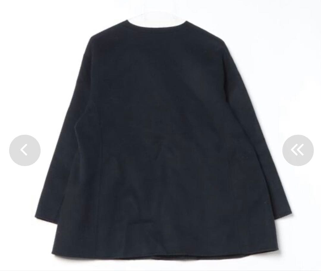 slobe iena HAMILTON ダブルフェイスウールショートコート◆