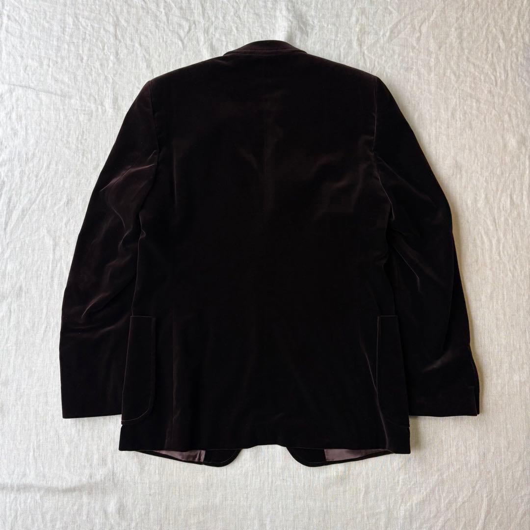 【美品】miumiu ベロア ブラウン テーラードジャケット 54 2B