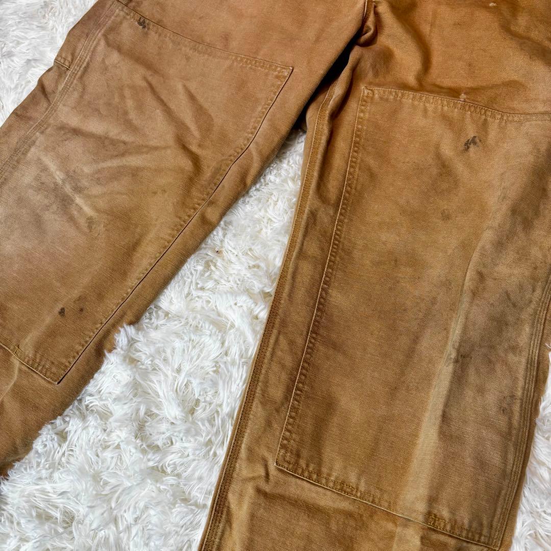 SAINT MICHAEL ヴィンテージ加工 ダブルニー オーバーオール　デニム